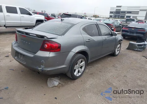 2012 Dodge Avenger Se из США, поврежденный, VIN 1C3CDZAB1CN110136